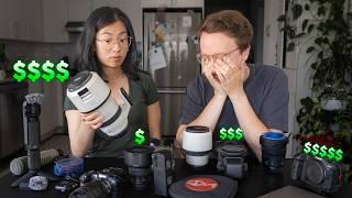 My Partner Finds Out How Much My Camera Gear Costs (this was a mistake)