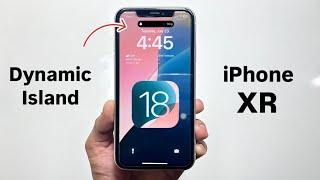 How to Enable Dynamic Island on iPhone XR (iOS 18)