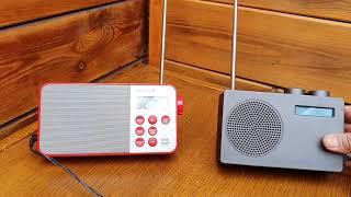 Sony XDR-S40DBP Versus Nikkei NDB10AT - a qualitative comparison of portable DAB+ FM Radios