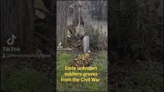 Eerie unknown soldiers graves from the Civil War #cemetery #montgomeryalabama #civilwar #oakwood