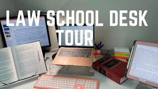 Law School Desk Tour | Law School Supplies