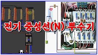 전기의 마술사 중성선(N) 한방에 뿌수기