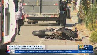 Motorcyclist killed in northwest Bakersfield crash