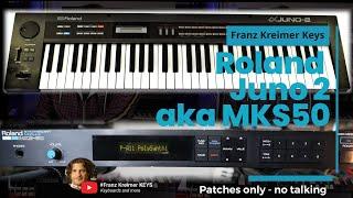 Roland JUNO2 aka MKS50 - my favourite Patches.