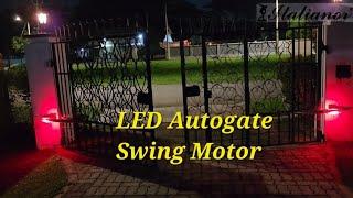 (Autogate Berlampu) Italianor Autogate Swing Arm Motor with LED Light  IT-380-T