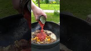 Очень вкусное и простое узбекское блюдо в казане - Думляма!