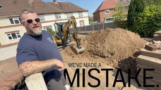 We've RIPPED Through The Bloody CABLE - New Block Paved Driveway Install - PART 1
