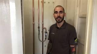 Topping up your boiler if its in the loft