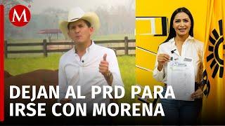 Senadores electos del PRD son presentados como parte de la bancada de Morena