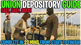 FAST, EASY, SOLO UNION DEPOSITORY CONTRACT GUIDE! GTA 5 ONLINE