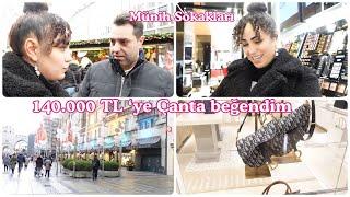 140.000 TL ÇANTA | MÜNİH SOKAKLARI | ALIŞVERİŞ VLOG