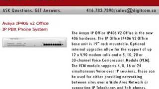 Avaya IP 406 v2 Office IP PBX Phone System, Digitcom.ca Tele