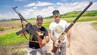 1v1 PAWN SHOP GUNS Shooting CHALLENGE!!!