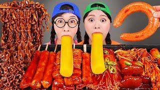 짜장면 떡볶이 먹방 Black Noodle TTeokbokki Mukbang DONA 도나