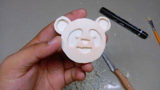 Soap Carving easy | Perla Soap | Panda Face | Franzartz