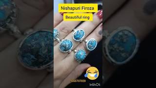 Top quality Irani Firoza rings || Turquoise || #viral#youtubeshorts #shortsvideo #youtube #jewelry