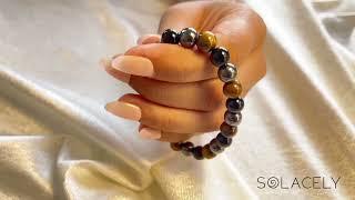 Triple Protection Bracelet  for Protection Against Negative Energies - Solacely