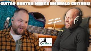 Asking Alistair Hay how he built @emeraldguitars and what I think of my X30.