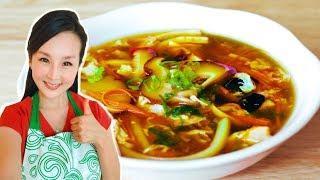 Hot and Sour Soup, Quick & Simple Recipes, CiCi Li - Asian Home Cooking Recipes