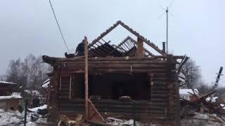 Снос Деревянного Дома в Санкт Петербурге с погрузкой и вывозом мусора за 1 день