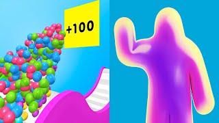 Balls Go High VS Blob Runner 3D Android iOS Mobile Gameplay Walkthrough