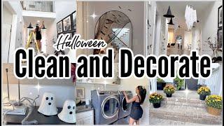 *NEW* CLEAN & DECORATE WITH ME || HALLOWEEN 2024 || SUNDAY RESET ROUTINE