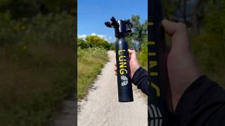 The self refillable mini air tank  #fyp #lungtank #lung #miniscubatank #diver #diving #snorkeling