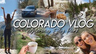 COLORADO VLOG | hikes, places to eat, & things to do in Estes Park and Rocky Mountain National Park!