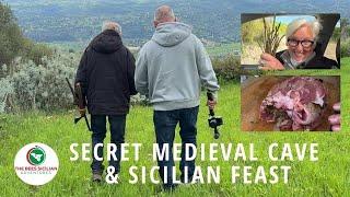 Secret Sicilian Cave: 900-Year-Old Frescoes & Local Culinary Treasures