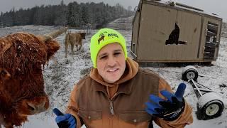 First Storm of the Year Hits the Farm