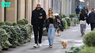 Diletta Leotta e Loris Karius, passeggiata in centro a Milano