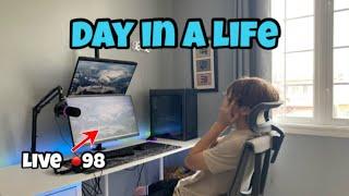 Day in a life of a 17 Year old Streamer! (Summer Edition)