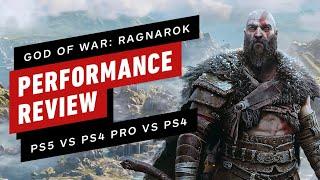 God of War Ragnarok PS5 vs PS4 Pro vs PS4 Performance Review