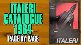 Italeri Scale Model Catalogue 1984 Page By Page (Vintage catalog)