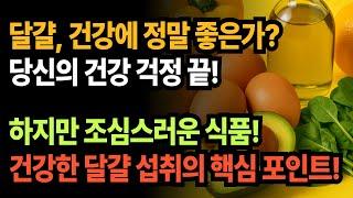 달걀, 건강에 정말 좋은가? 올바른 섭취법과 주의할 점/영양 만점, 하지만 조심스러운 식품! 건강한 달걀 섭취의 핵심 포인트