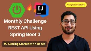 Getting Started With React | Monthly Challenge REST API Tutorial Project | Video #7