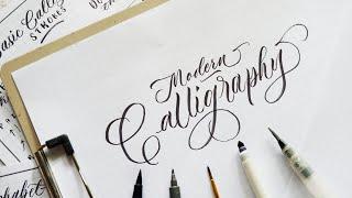 How to: Modern Calligraphy Guide for Beginners │Tutorial + Tips!