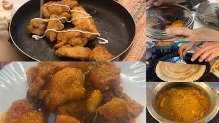 How to save time in the kitchen tips from Indian mom of 3. Pan fried fish and fish gravy recipe.