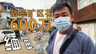 在缅甸翡翠矿区，600万能买到什么样的翡翠原石？|翡翠||翡翠原石|赌石|帕敢翡翠矿区|jade|玻璃种翡翠|帝王绿翡翠|