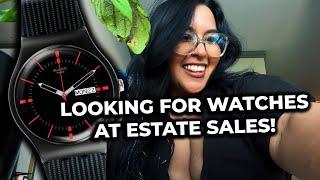 How To Find Watches At Estate Sales And Flea Markets!