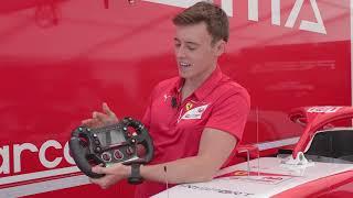 Marcus Armstrong explains his FIA Formula 3 Steering Wheel