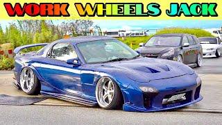 車高短RX-7のカッコ良いホイール【搬出③】WORK WHEELS JACK ワークホイール