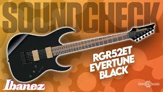 SOUNDCHECK Ibanez RGR52ET Evertune, Black | Gear4music Guitars