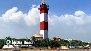 chennai beach lighthouse