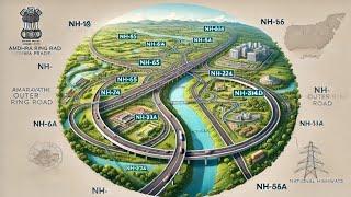 Amaravathi outer ring road connects 7 national highways details