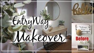 Entryway Makeover | Shop & Decorate With Me | Momma From Scratch