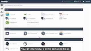 How to setup domain redirects in cPanel?