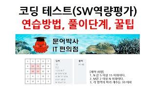 코딩테스트, SW역량평가 연습방법, 꿀팁