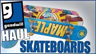 GOODWILL SKATEBOARD HAUL!