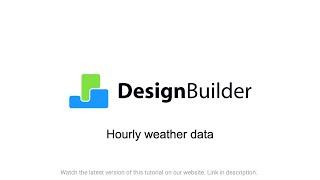 3.12 Hourly weather data